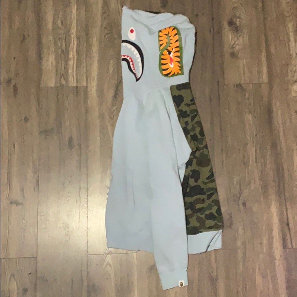 Bape WGM Shark Pullover Half Zip